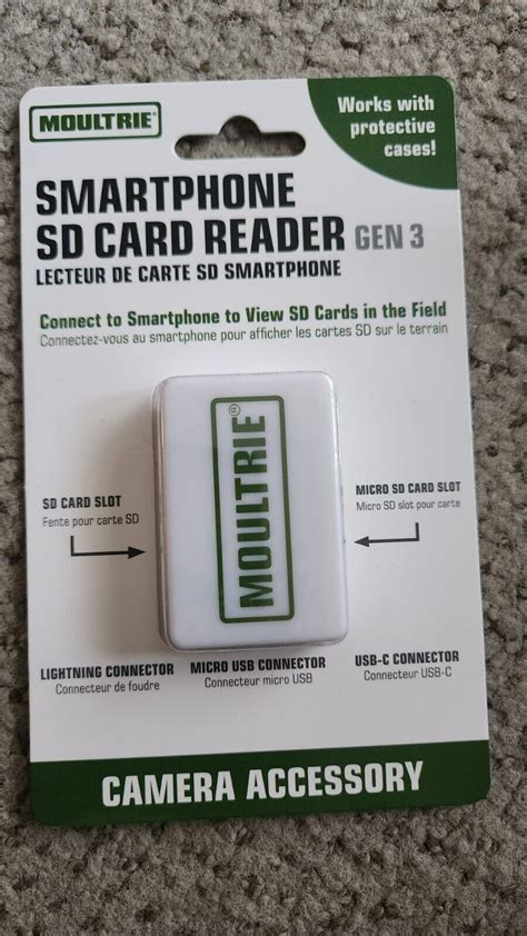 moultrie smart phone sd card reader iphone & android|moultrie handheld sd card viewer.